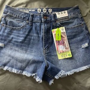 High rise mom shorts